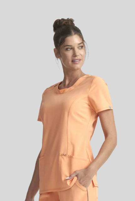Grace ženska medicinska bluza - Peach